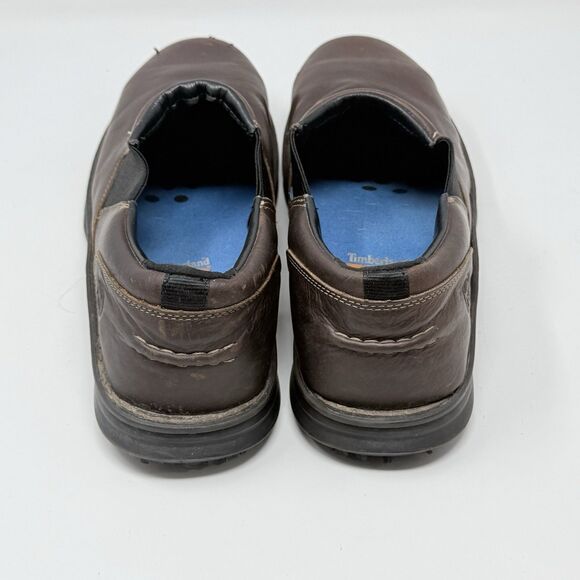 Timberland Pro Gladstone Steel Toe Work Shoes Mens 13 M Brown Leather Slip On main image 13